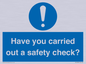 MV12386: Have you carried out a safety check?