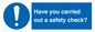 MV12386: Have you carried out a safety check?