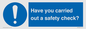 MV12386: Have you carried out a safety check?