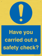 MV12386: Have you carried out a safety check?