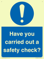 MV12386: Have you carried out a safety check?