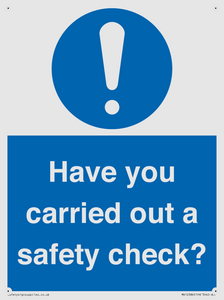 MV12386: Have you carried out a safety check?