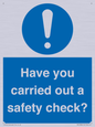 MV12386: Have you carried out a safety check?