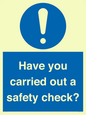MV12386: Have you carried out a safety check?