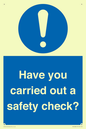 MV12386: Have you carried out a safety check?