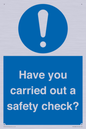 MV12386: Have you carried out a safety check?