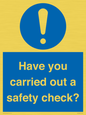 MV12386: Have you carried out a safety check?