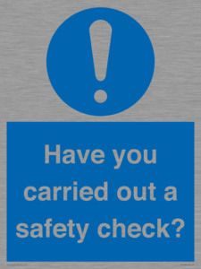 MV12386: Have you carried out a safety check?