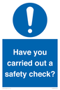 MV12386: Have you carried out a safety check?