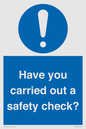 MV12386: Have you carried out a safety check?