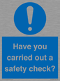 MV12386: Have you carried out a safety check?