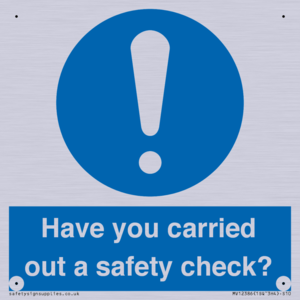 MV12386: Have you carried out a safety check?