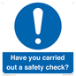 MV12386: Have you carried out a safety check?