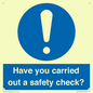 MV12386: Have you carried out a safety check?