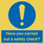 MV12386: Have you carried out a safety check?