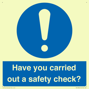 MV12386: Have you carried out a safety check?