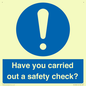 MV12386: Have you carried out a safety check?