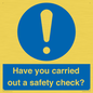 MV12386: Have you carried out a safety check?
