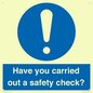 MV12386: Have you carried out a safety check?