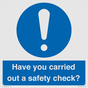 MV12386: Have you carried out a safety check?