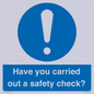 MV12386: Have you carried out a safety check?