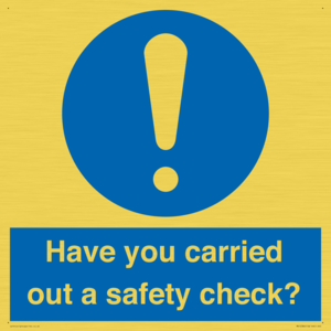 MV12386: Have you carried out a safety check?