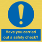 MV12386: Have you carried out a safety check?