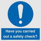 MV12386: Have you carried out a safety check?