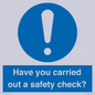 MV12386: Have you carried out a safety check?