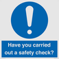 MV12386: Have you carried out a safety check?