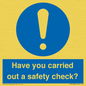 MV12386: Have you carried out a safety check?