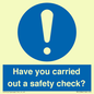 MV12386: Have you carried out a safety check?