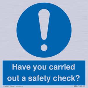 MV12386: Have you carried out a safety check?