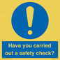 MV12386: Have you carried out a safety check?