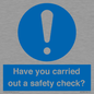 MV12386: Have you carried out a safety check?