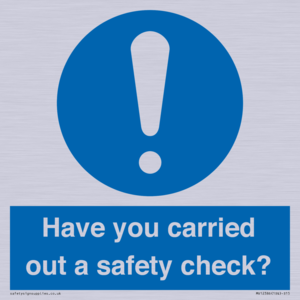 MV12386: Have you carried out a safety check?