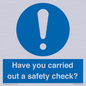 MV12386: Have you carried out a safety check?