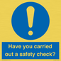 MV12386: Have you carried out a safety check?