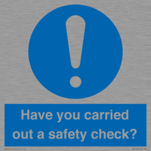MV12386: Have you carried out a safety check?