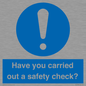 MV12386: Have you carried out a safety check?
