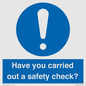 MV12386: Have you carried out a safety check?