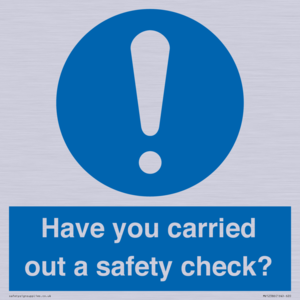 MV12386: Have you carried out a safety check?