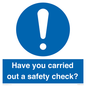 MV12386: Have you carried out a safety check?