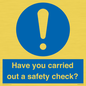 MV12386: Have you carried out a safety check?