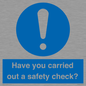 MV12386: Have you carried out a safety check?