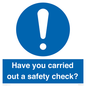 MV12386: Have you carried out a safety check?