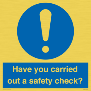 MV12386: Have you carried out a safety check?
