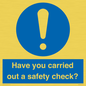 MV12386: Have you carried out a safety check?