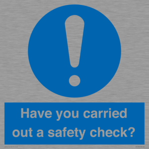 MV12386: Have you carried out a safety check?