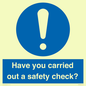 MV12386: Have you carried out a safety check?